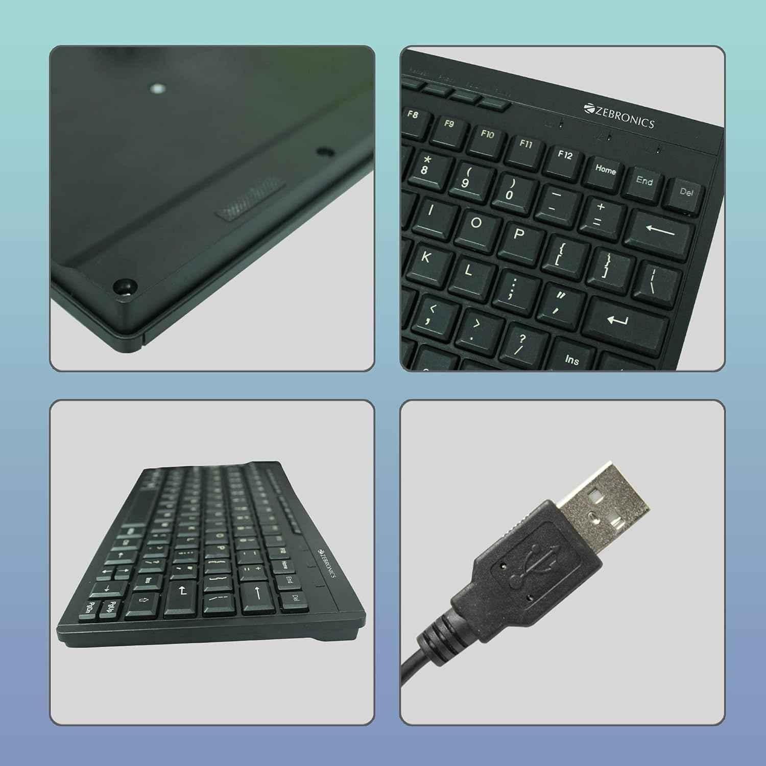 Zebronics ZEB-K04 96 Keys Wired Black Computer Keyboard, GC-RB-2822 - view 2