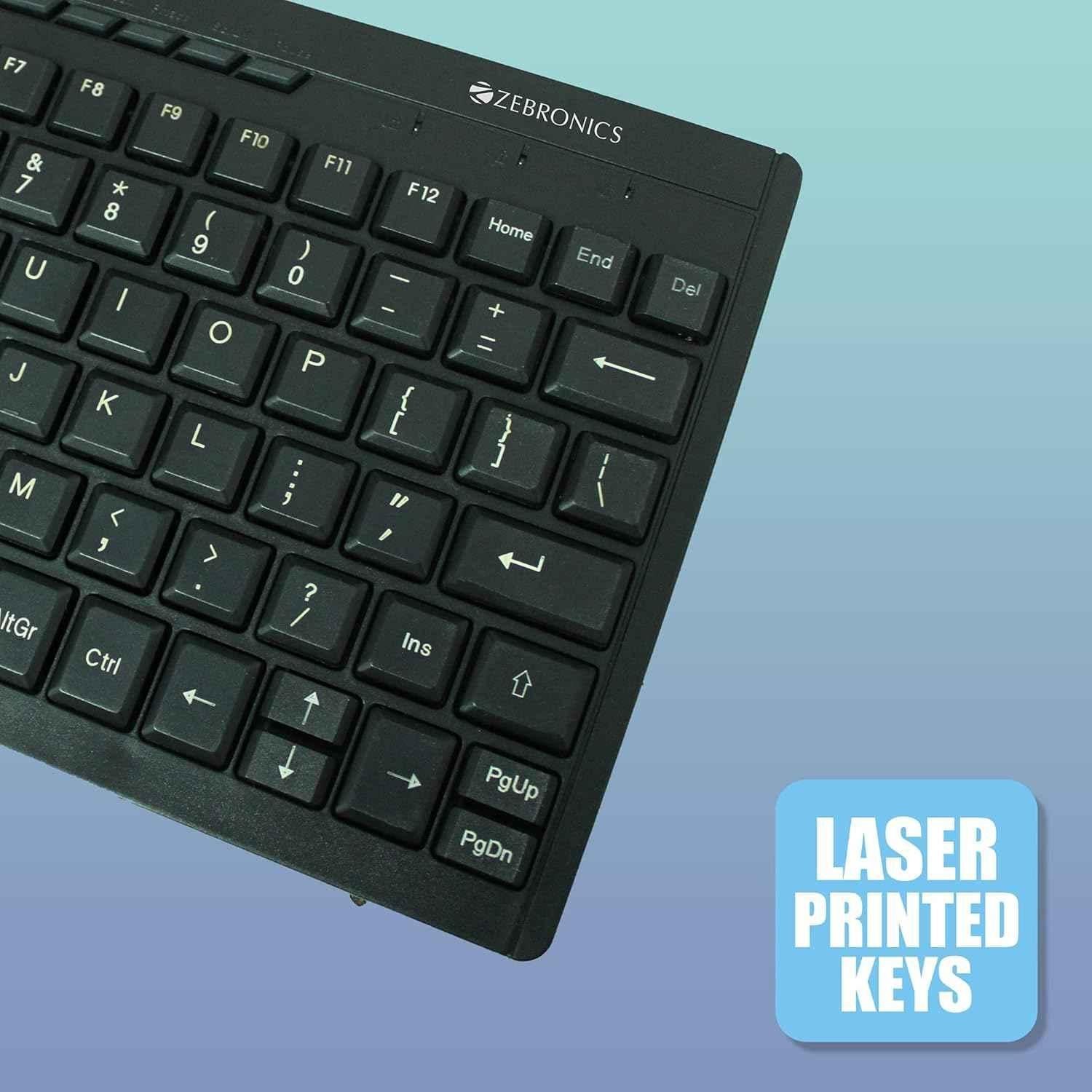 Zebronics ZEB-K04 96 Keys Wired Black Computer Keyboard, GC-RB-2822 - view 3