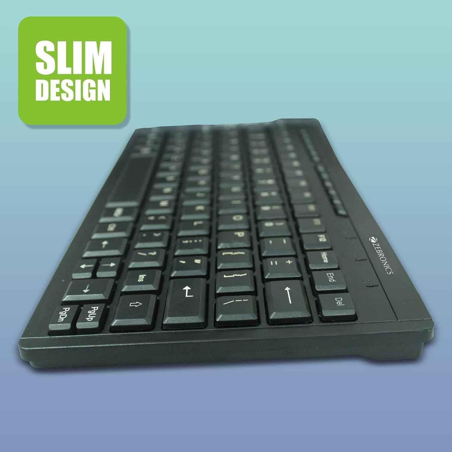 Zebronics ZEB-K04 96 Keys Wired Black Computer Keyboard, GC-RB-2822 - view 4