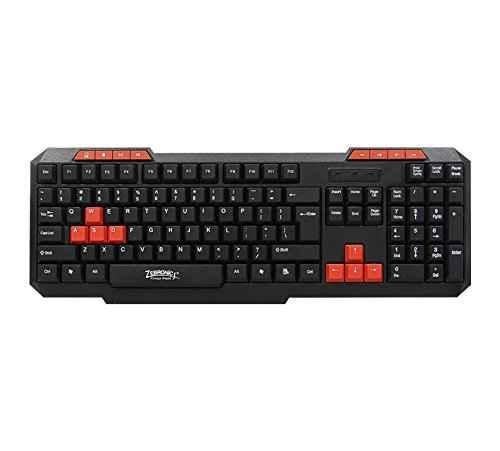 Zebronics 113 Keys Black Wireless Keyboard, KM2000