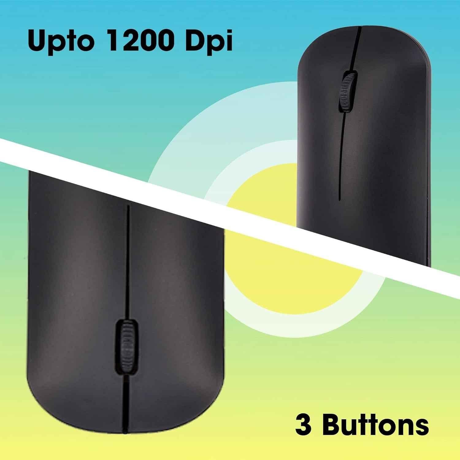 Zebronics Zeb-Companion 105 106 Keys Wireless Black Computer Keyboard & Wireless USB Black Mouse Combo - view 1