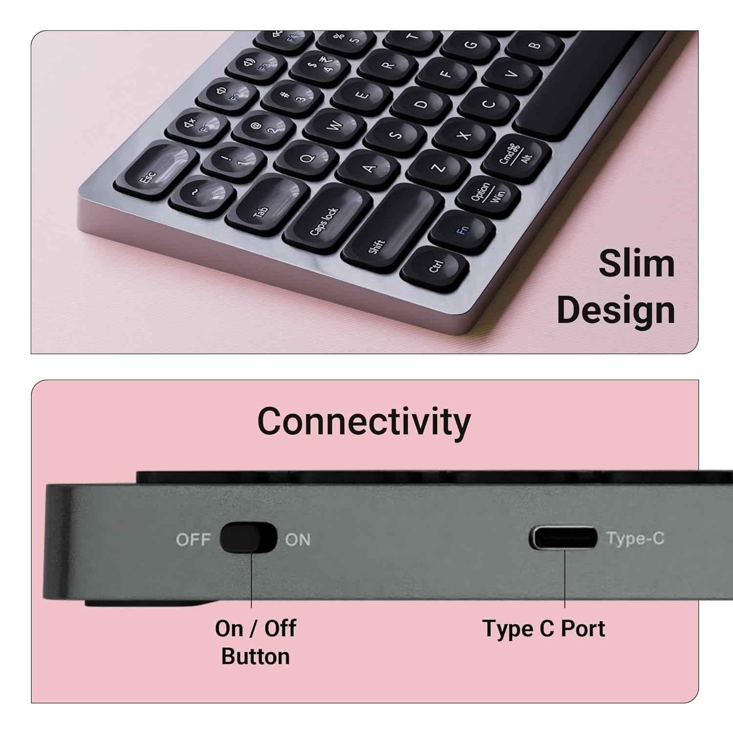 Zebronics 99 Keys Black Wireless Keyboard, K5001MW - view 1