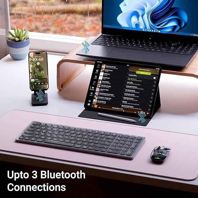 Zebronics 99 Keys Black Wireless Keyboard, K5001MW - view 4