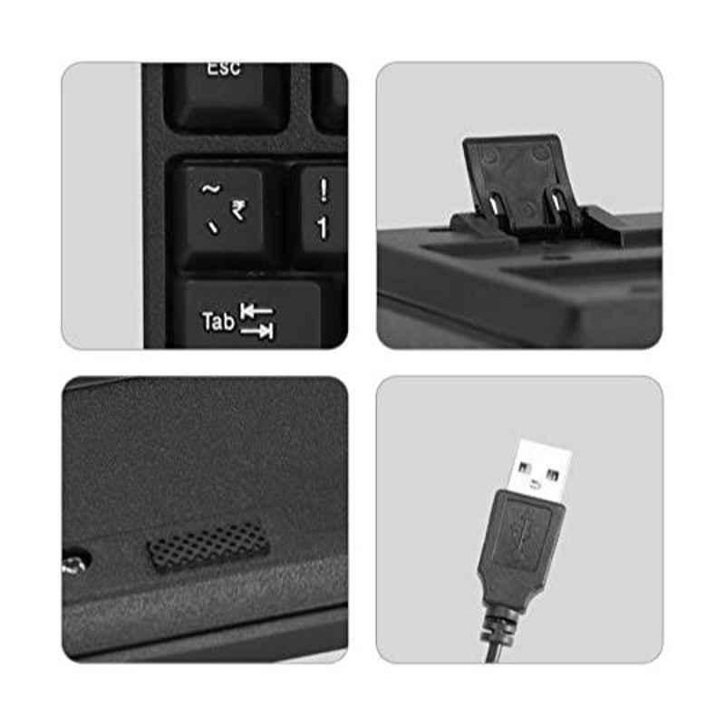 Zebronics ZEB-K20 Black USB Computer Keyboard (Pack of 3) - view 1