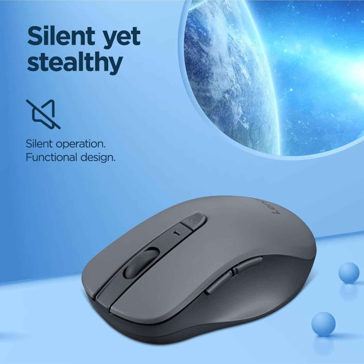 Lenovo WL310 Grey Bluetooth Wireless Optical Mouse, GY51Q65621 - view 2