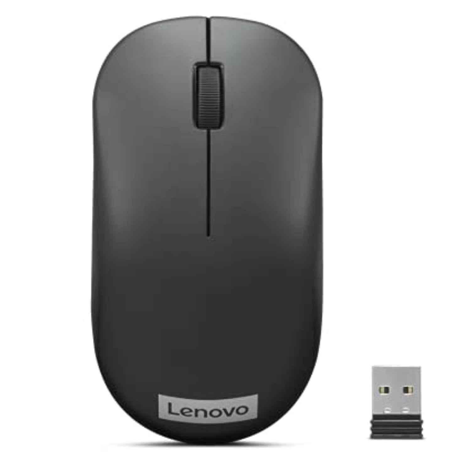 Lenovo 130 2.4GHz 1000DPI Black Compact Wireless Mouse, GY51C12380