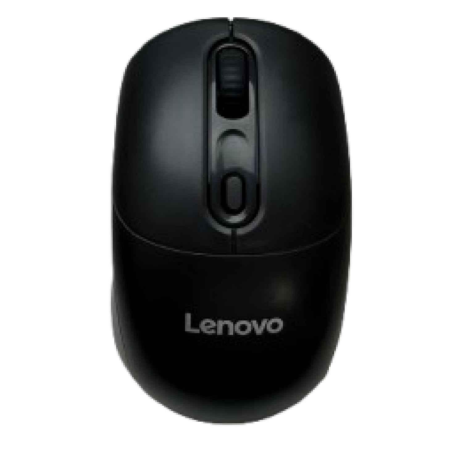 Lenovo 210 2.4GHz Plastic Black Wireless Optical Mouse, GY51U02463 - view 1