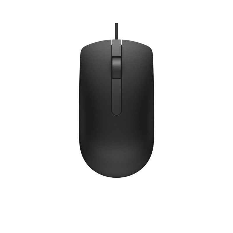 Dell Black Optical USB Wired Mouse, MS116 (Pack of 3)