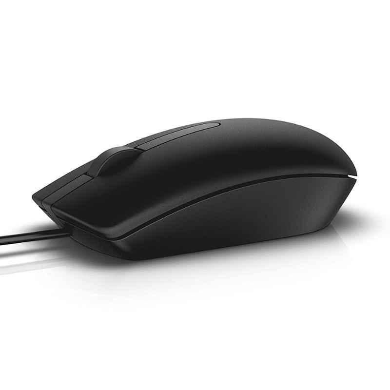 Dell MS116 Black USB Optical Wired Mouse - view 2