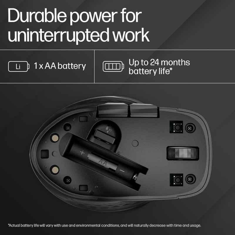 HP 430 Black Multi-Device Bluetooth Wireless Mouse, 3B4Q2AA - view 4
