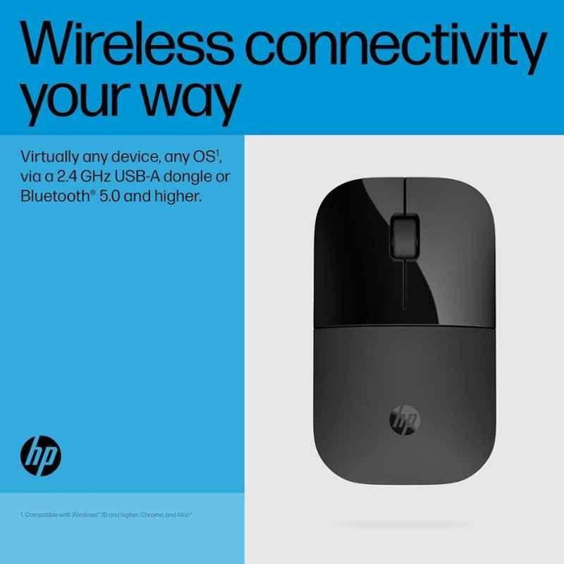 HP Z3700 Dual Black Wireless Mouse, 758A8AA - view 3