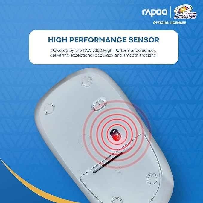 Rapoo M200 2.4GHz Blue Wireless Mouse - view 3