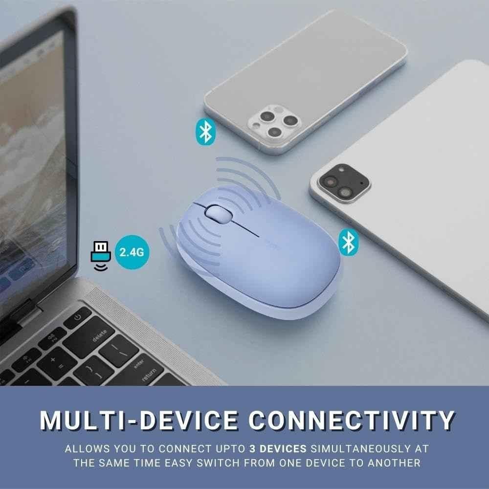 Rapoo Pink Multi-Mode Optical & Silent USB Wireless Mouse, M650 - view 5