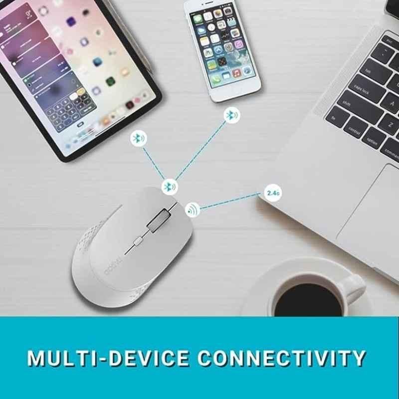 Rapoo M300 Light Grey Wireless Optical Mouse - view 2