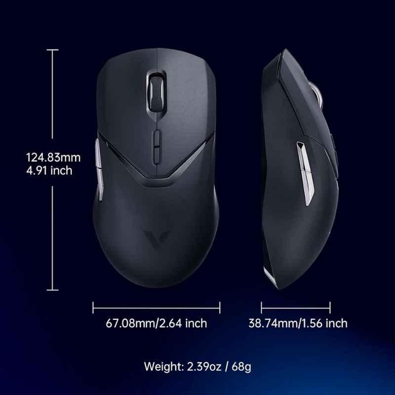 Rapoo VT9 Pro Black Wireless Gaming Mouse with 10 Programmable Buttons - view 3