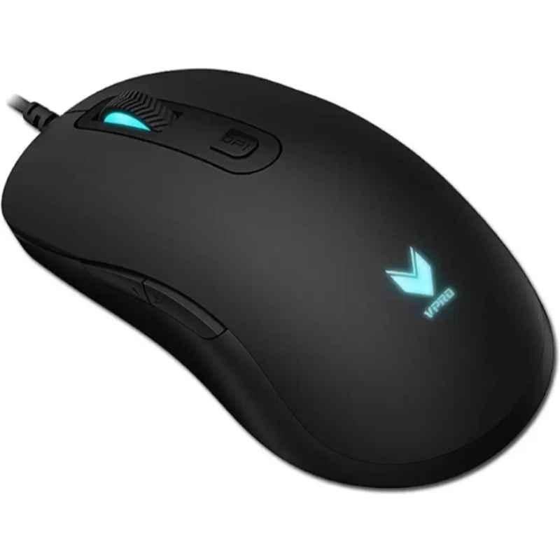 Rapoo V16 Black Wired Optical Mouse - view 2