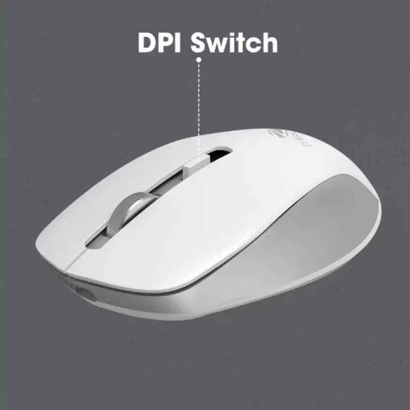 Zebronics Zeb Jaguar White Wireless Optical Mouse - view 3