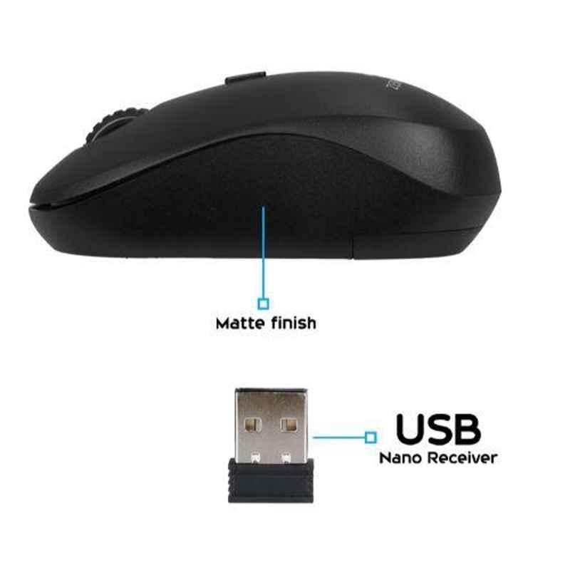 Zebronics 2.4GHz Wireless Optical Mouse, ZEB-BOLD (Pack of 2) - view 1