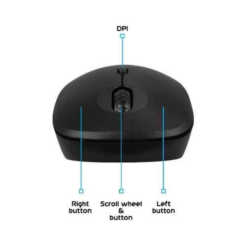 Zebronics 2.4GHz Wireless Optical Mouse, ZEB-BOLD (Pack of 2) - view 2