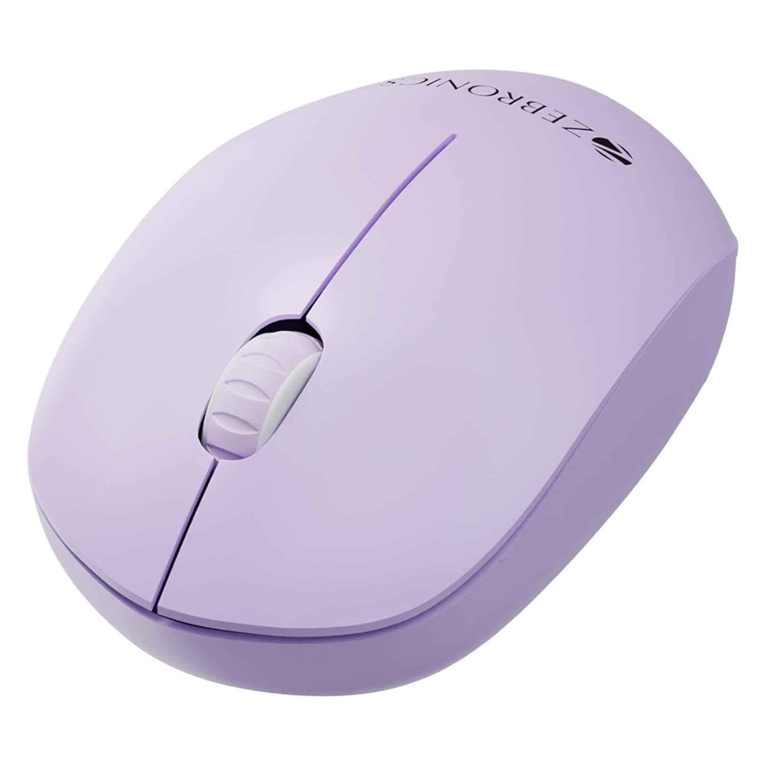Zebronics Zeb Cheetah 1600dpi 3 Button Purple Optical Wireless Mouse - view 2