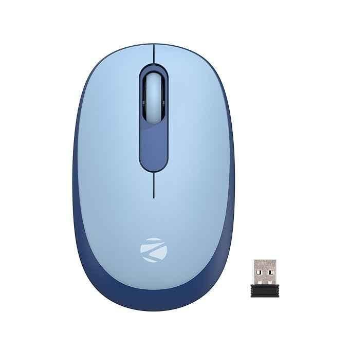 Zebronics Groot 2.4GHz Blue Wireless Mouse with Nano Receiver