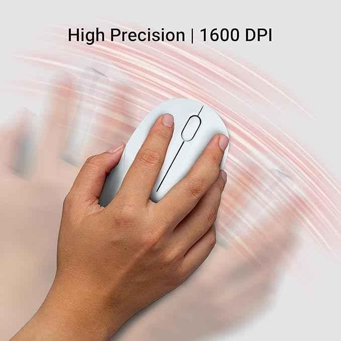 Zebronics Panther 2.4GHz White Wireless Mouse with Nano Receiver - view 2