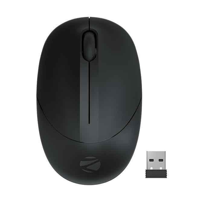 Zebronics Panther 2.4GHz Black Wireless Mouse with Nano Receiver