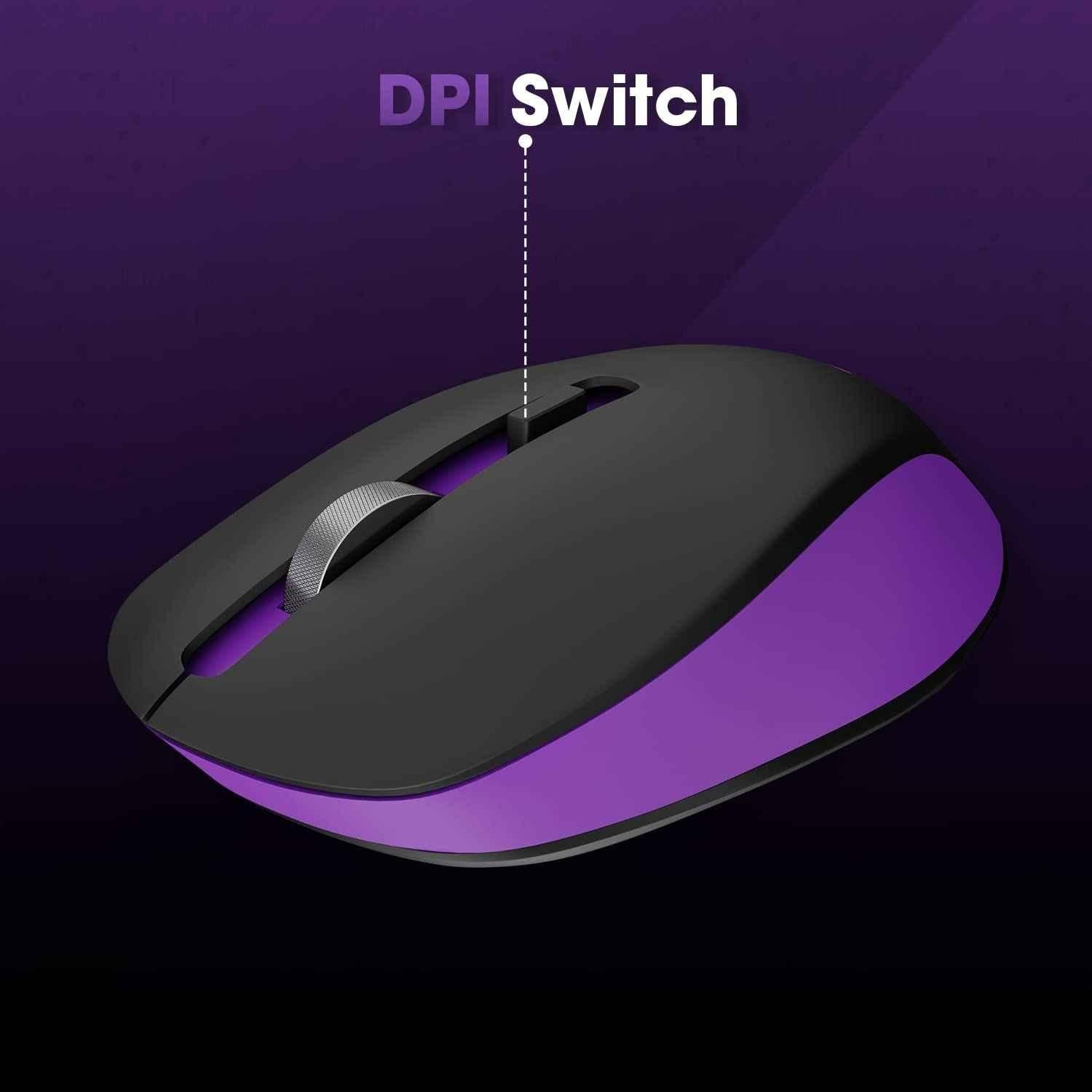 Zebronics DC Joker Zeb Jaguar 1600dpi 4 Button Jaguar Silent Wireless Mouse - view 3