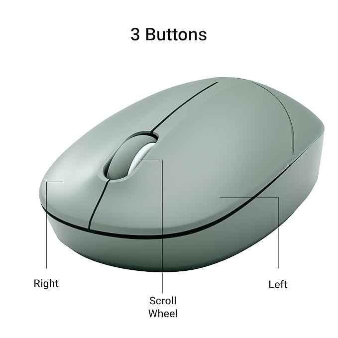 Zebronics Panther 2.4GHz Green Wireless Mouse with Nano Receiver - view 3