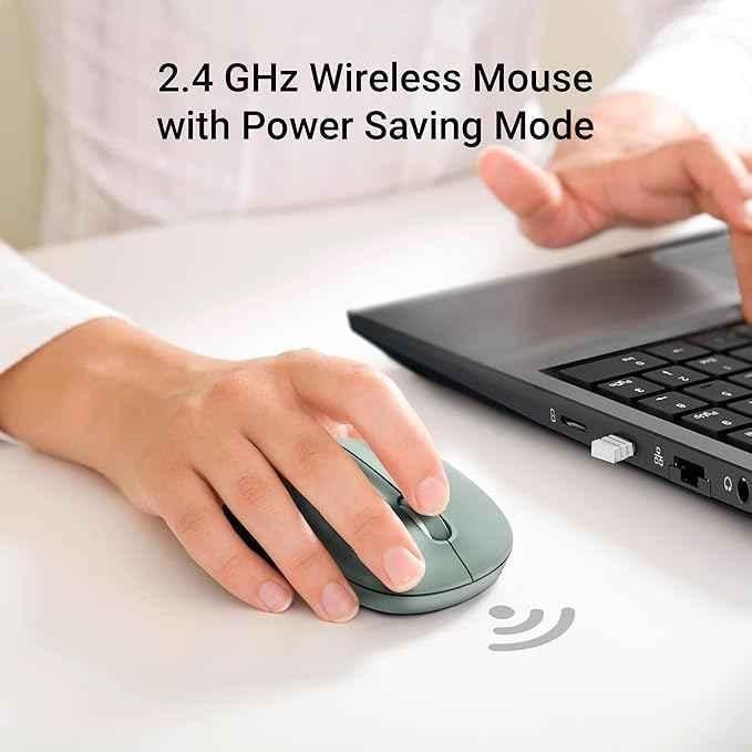 Zebronics Panther 2.4GHz Green Wireless Mouse with Nano Receiver - view 4