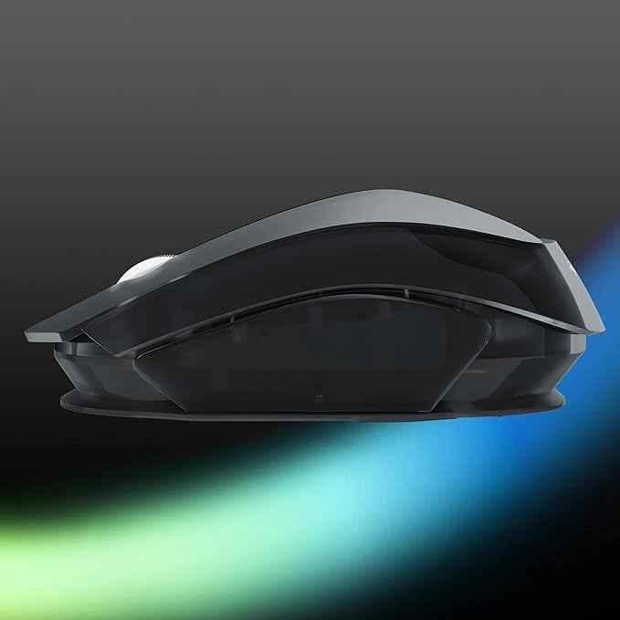 Zebronics Clear 2.4GHz Dark Grey Wireless Optical Mouse with Nano Receiver - view 5