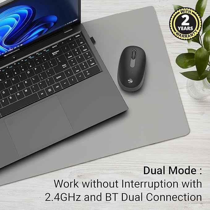 Zebronics Groot 2.4GHz Black Wireless Mouse with Nano Receiver - view 1