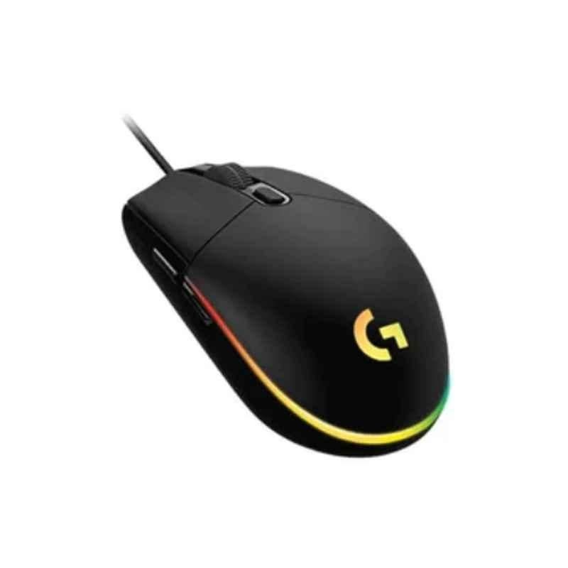 Logitech G203 Black Wired Lightsync RGB Gaming Mouse with 6 Button
