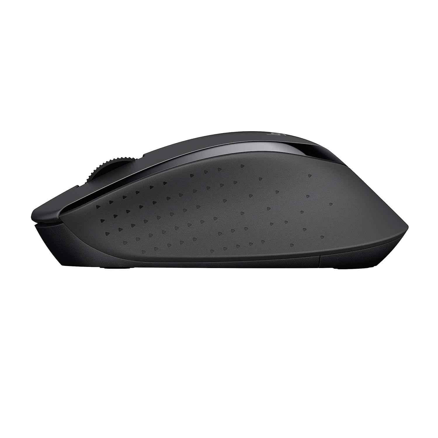 Logitech M275 Black Wireless USB Mouse with Logitech Advanced Optical Sensor & Wide Scroll Wheel - view 3