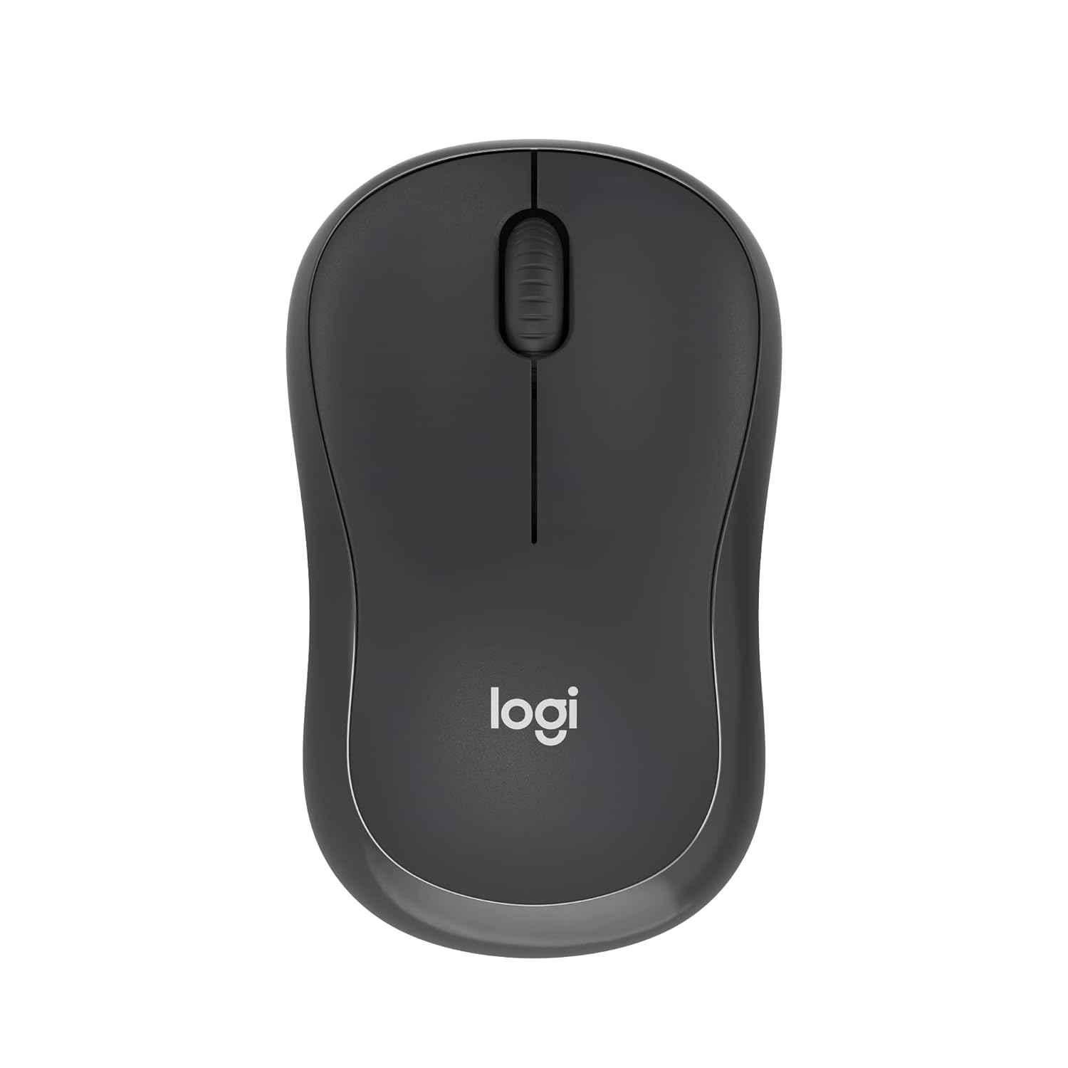 Logitech M240 Graphite Silent Compact Wireless Mouse with Smooth Tracking & Less Noise
