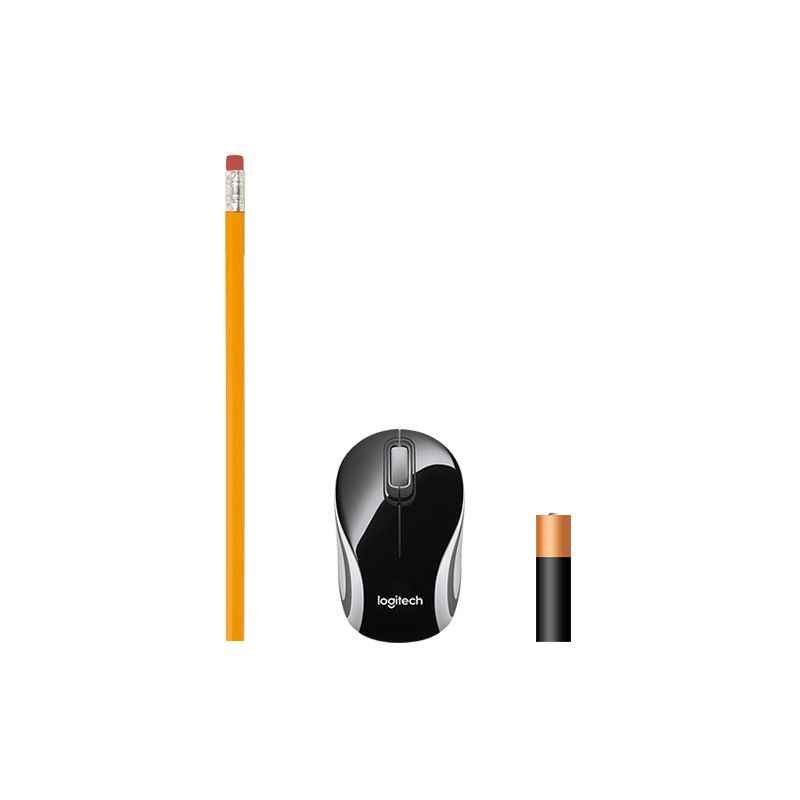 Logitech M187 Black Wireless Mini Mouse - view 1