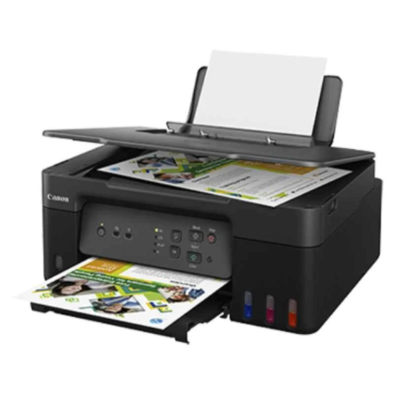 Canon Pixma MegaTank G3730 All-in-One Color Ink Tank Printer, Wi-Fi, For Home & Office use, small ink bottles, 11ipm Mono and 6ipm Color, Black - view 1