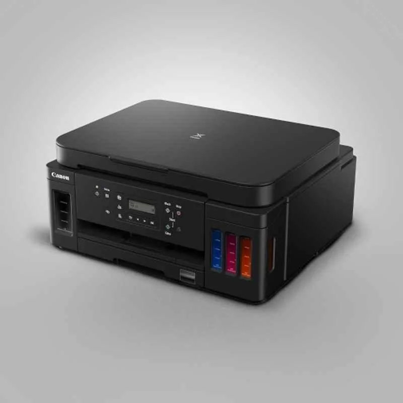 Canon PIXMA MegaTank G6070 All-in-One Colour Ink Tank Printer, Wi-Fi, Auto Duplex & Network, 13ppm Mono & 6.8ppm Colour, Black - view 5