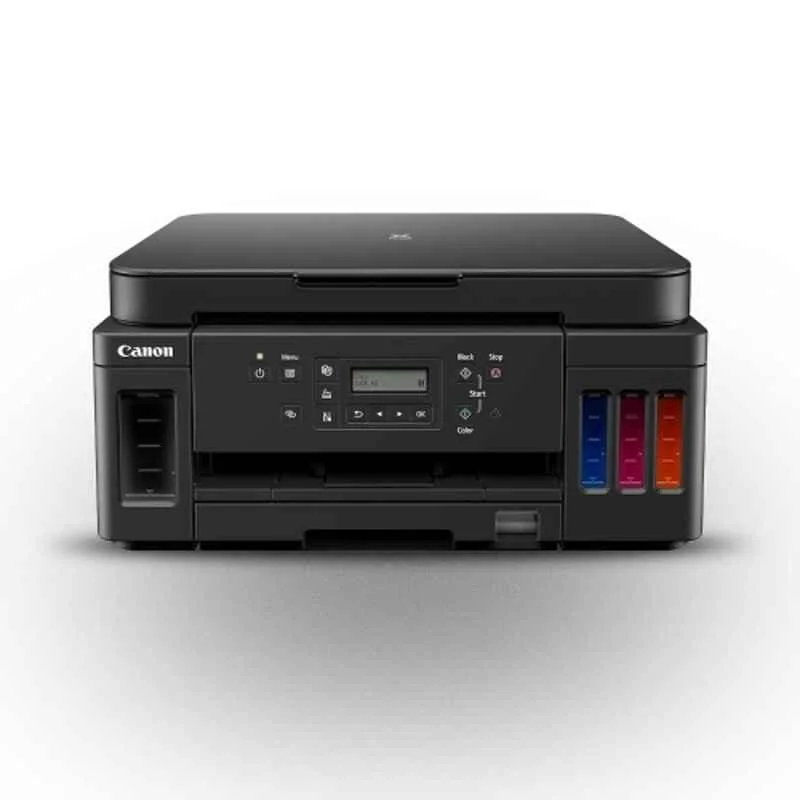 Canon PIXMA MegaTank G6070 All-in-One Colour Ink Tank Printer, Wi-Fi, Auto Duplex & Network, 13ppm Mono & 6.8ppm Colour, Black - view 7