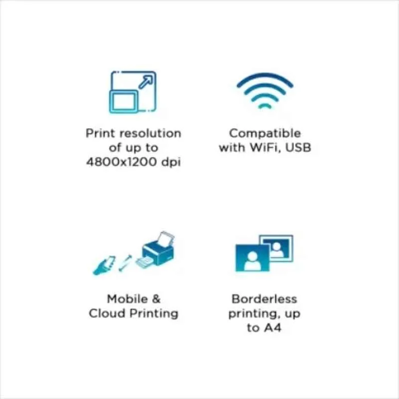 Canon PIXMA G2012 All-in-One Colour Ink Tank Printer with USB Connectivity & 6 Ink Bottles - view 2