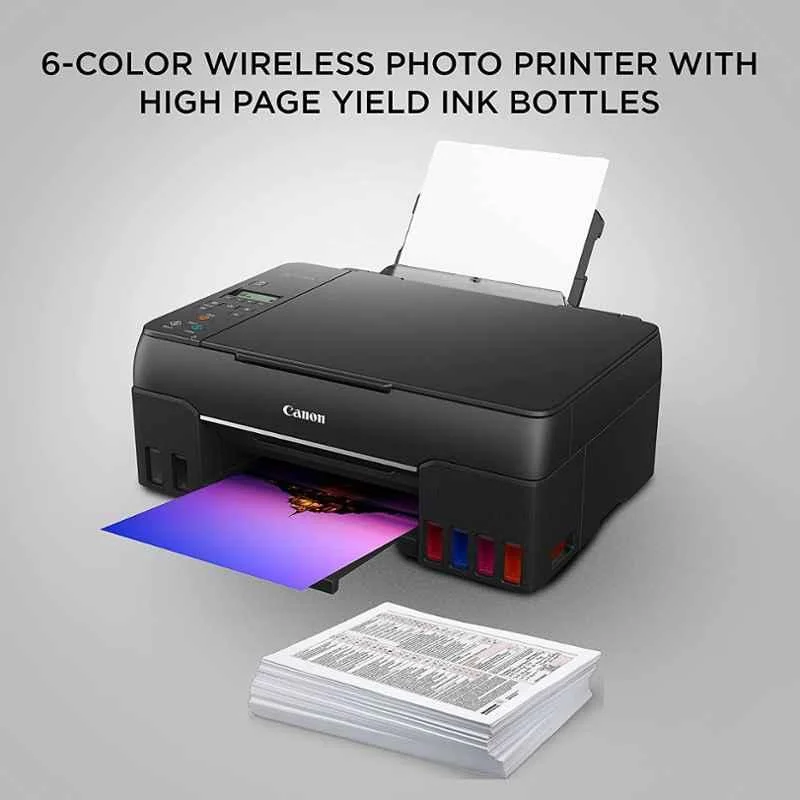 Canon Pixma G670 All-In-One Wi-Fi, 6 Colour Ink Tank Printer for High Volume Quality Photo Printing - view 1