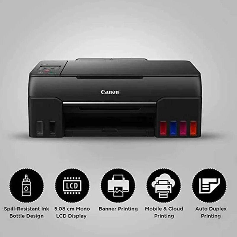Canon Pixma G670 All-In-One Wi-Fi, 6 Colour Ink Tank Printer for High Volume Quality Photo Printing - view 5