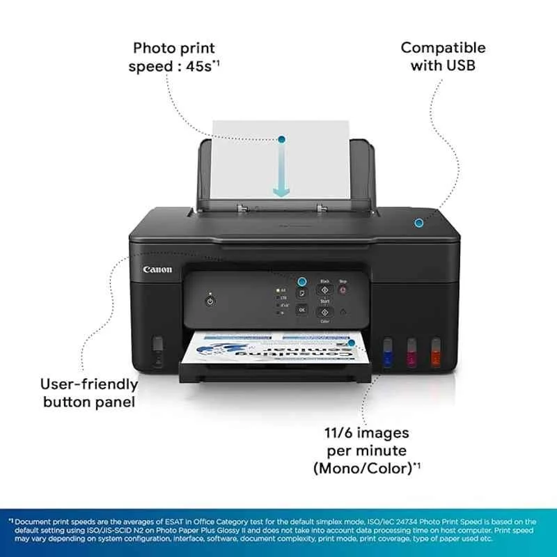 Canon PIXMA G2730 All-in-One Colour Ink Tank Printer with USB Connectivity - view 2