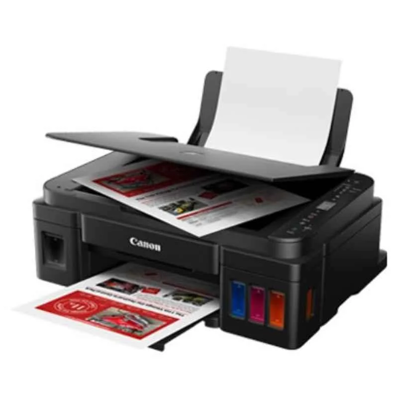 Canon PIXMA MegaTank G3010 All-in-One Colour Ink Tank Printer, Wi-Fi, High Volume Printing, 8.8ppm Mono & 5ppm Colour, Black - view 5