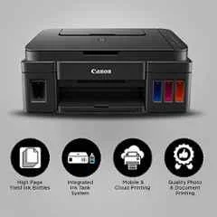 Canon PIXMA G3000 Black All-in-One Wireless Ink Tank Printer - view 1