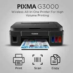 Canon PIXMA G3000 Black All-in-One Wireless Ink Tank Printer - view 3