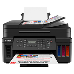 Canon Pixma G7070 All-in-One Wi-Fi Colour Ink Tank Printer with Network, FAX, ADF & Duplex - view 6