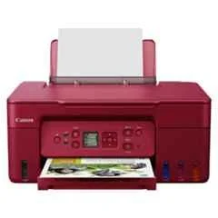 Canon Pixma G3770 Red All-In-One Wi-Fi Colour Ink Tank Printer with LCD Display - view 4