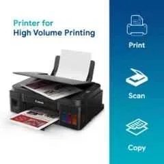 Canon PIXMA G2012 Multi Function USB Colour Mega Ink Tank Printer with 6 Ink Bottle (Pack of 3) - view 5