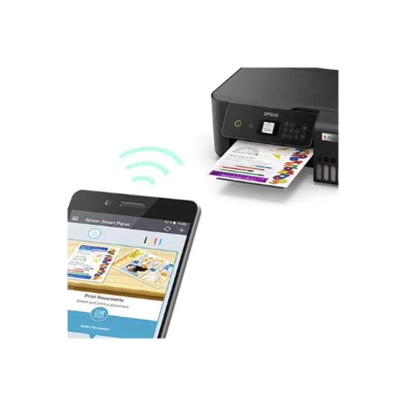 Epson EcoTank L3260 All-in-One Color Ink Tank Printer, Wi-Fi, For Home & Small Office Use, LCD Display, 33ppm Mono and 15ppm Color, Black - view 1